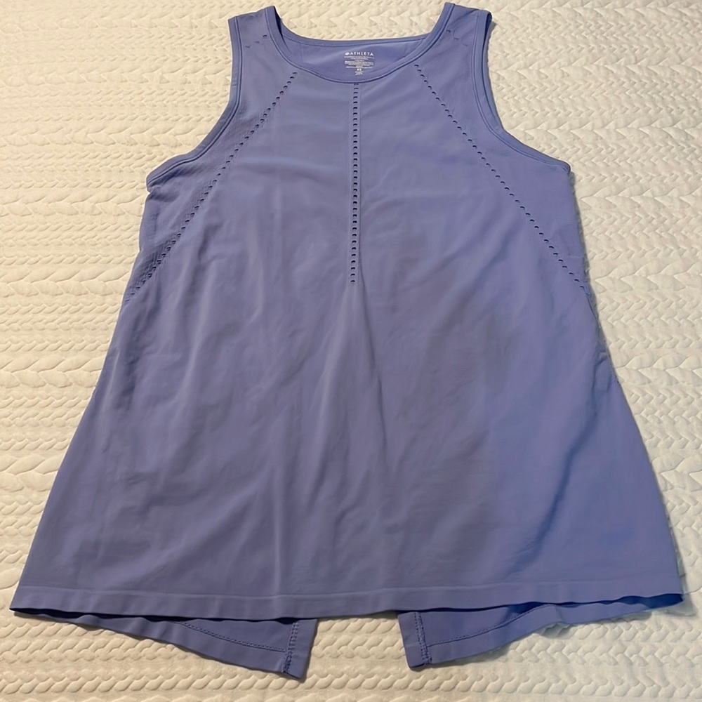 ATHLETA Foothill Tank - Periwinkle, XS